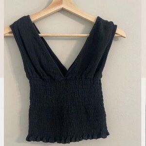 Bohme Black Tank and Wide Leg pants Set